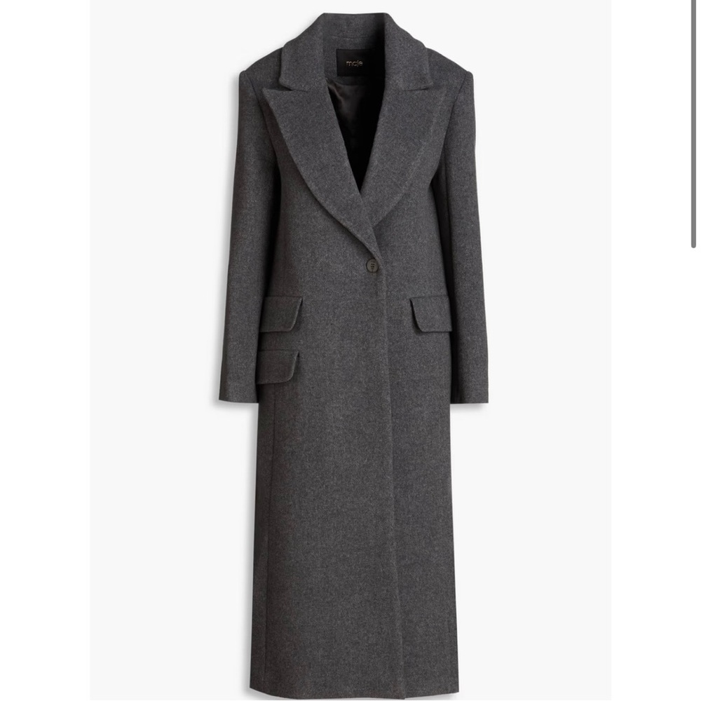 Maje Dark Gray Pea Coat